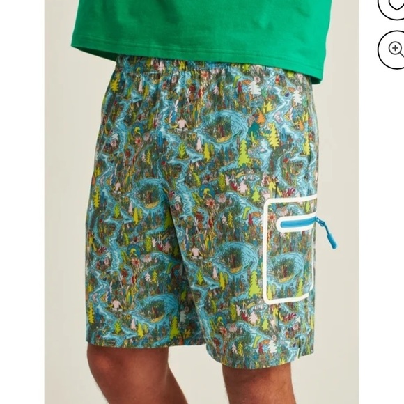 Fielder by Bonobos hybrid short/swim trunks. Zip pocket. Mesh lined. EUC. Fun - Picture 1 of 12